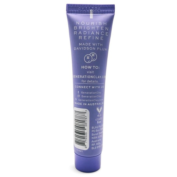 Generation Clay Brightening Ultra Violet Purple Clay Mask, 0.5 fl oz - Picture 3 of 3